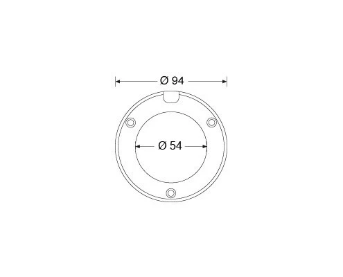 Spare White Recess For Transom Shower Controls - Image 5