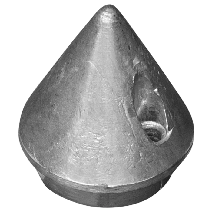 Tecnoseal Zinc Max Prop cone shape anode 2 Blades propeller