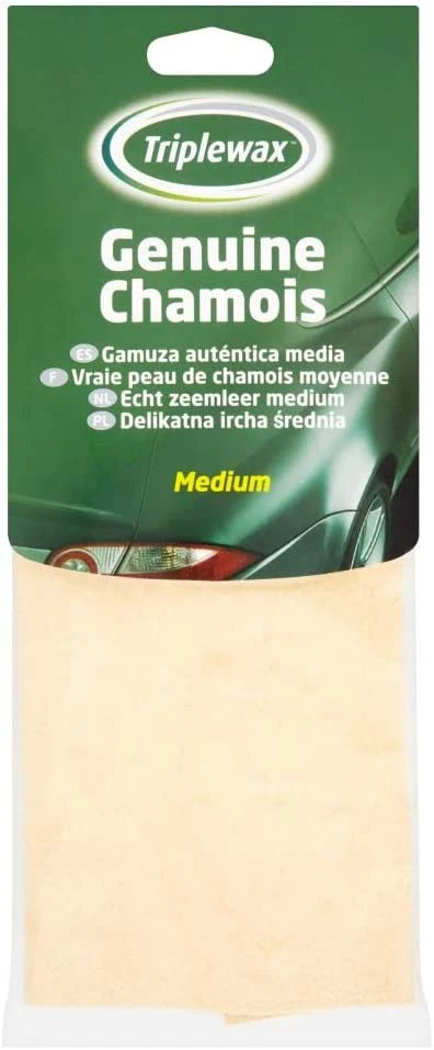 TripleWax Genuine Chamois, Medium