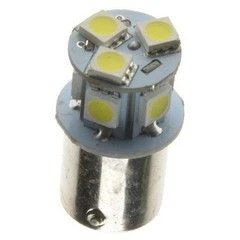 Warm white mini LED bayonet bulb BA15S SCC 10-30V - Image 2