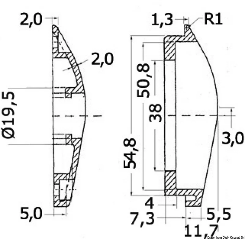 Waterproof toggle switch with double UP-DOWN control LED light - Image 3