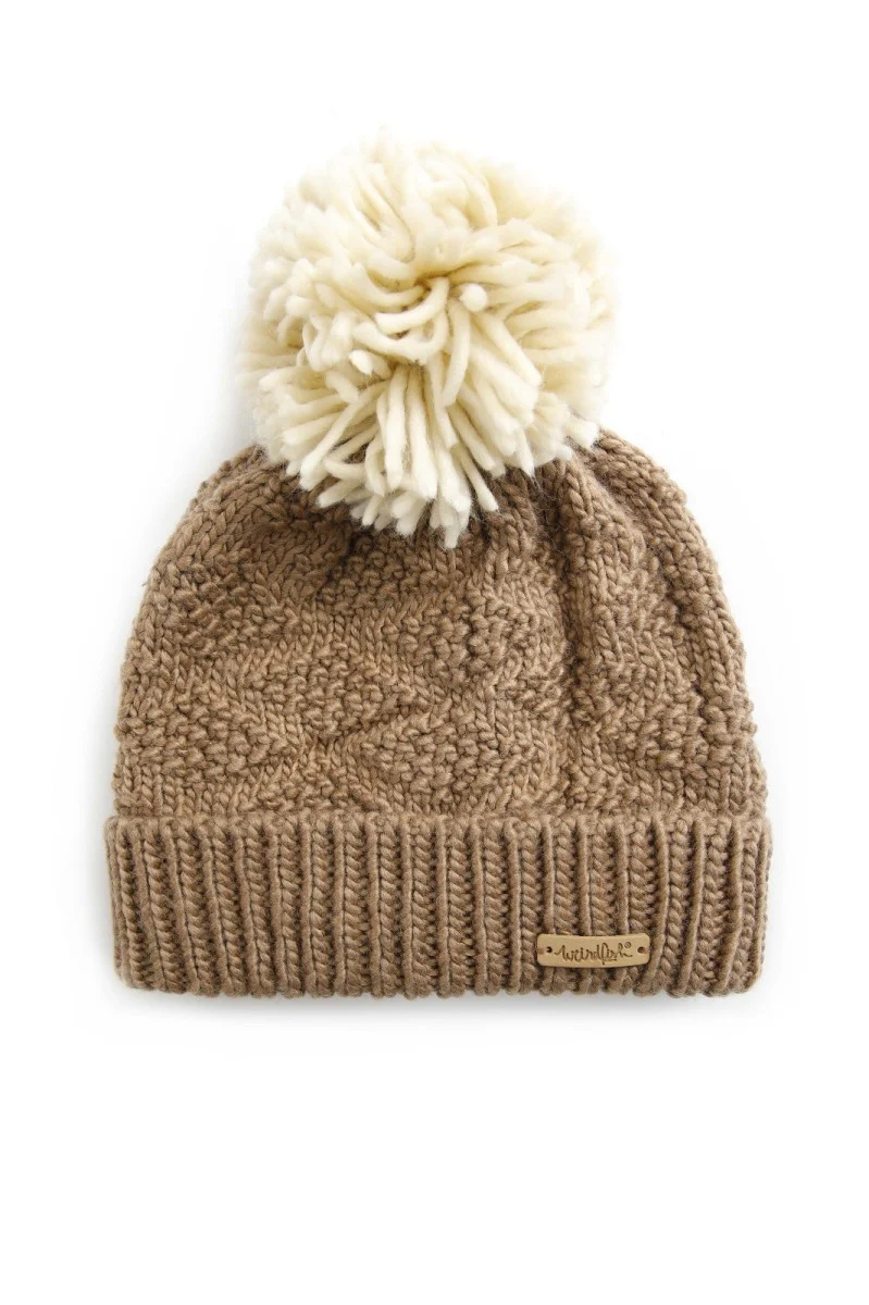 Weird Fish Aliza Eco Textured Bobble Hat
