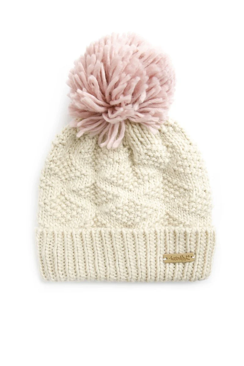 Weird Fish Aliza Eco Textured Bobble Hat - Image 2