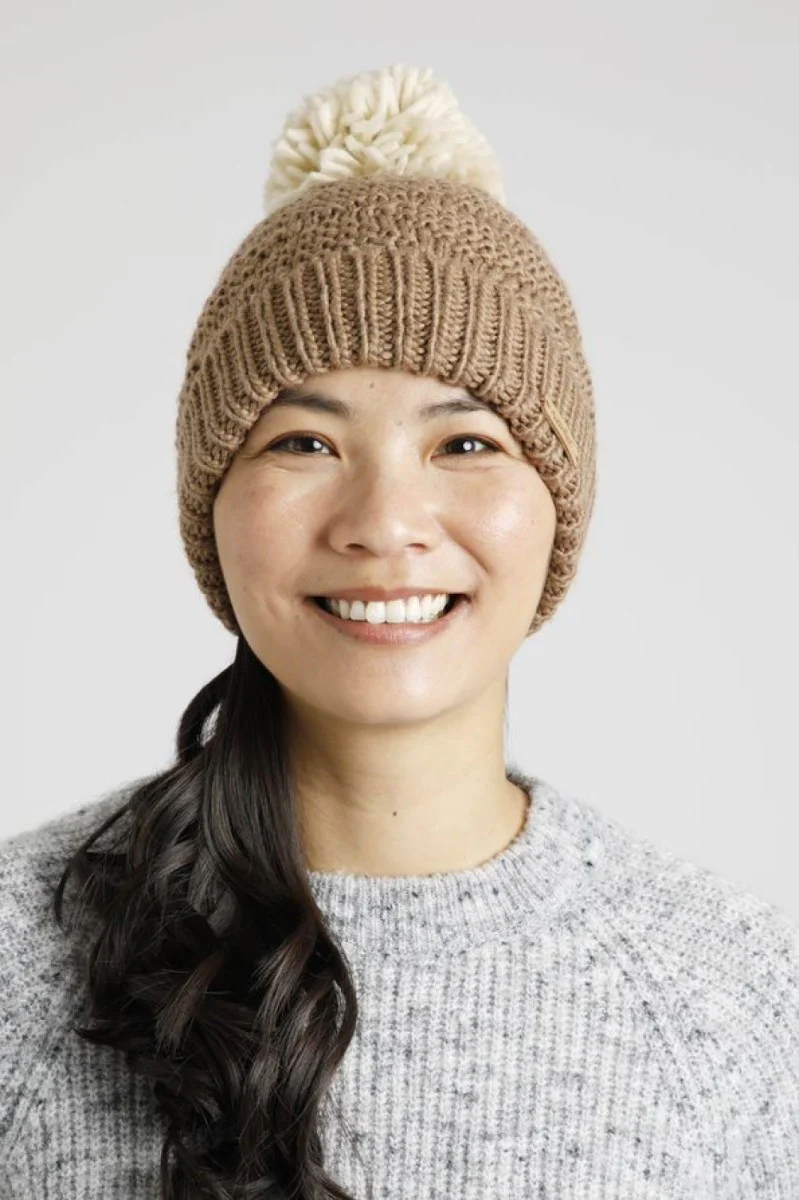 Weird Fish Aliza Eco Textured Bobble Hat - Image 4