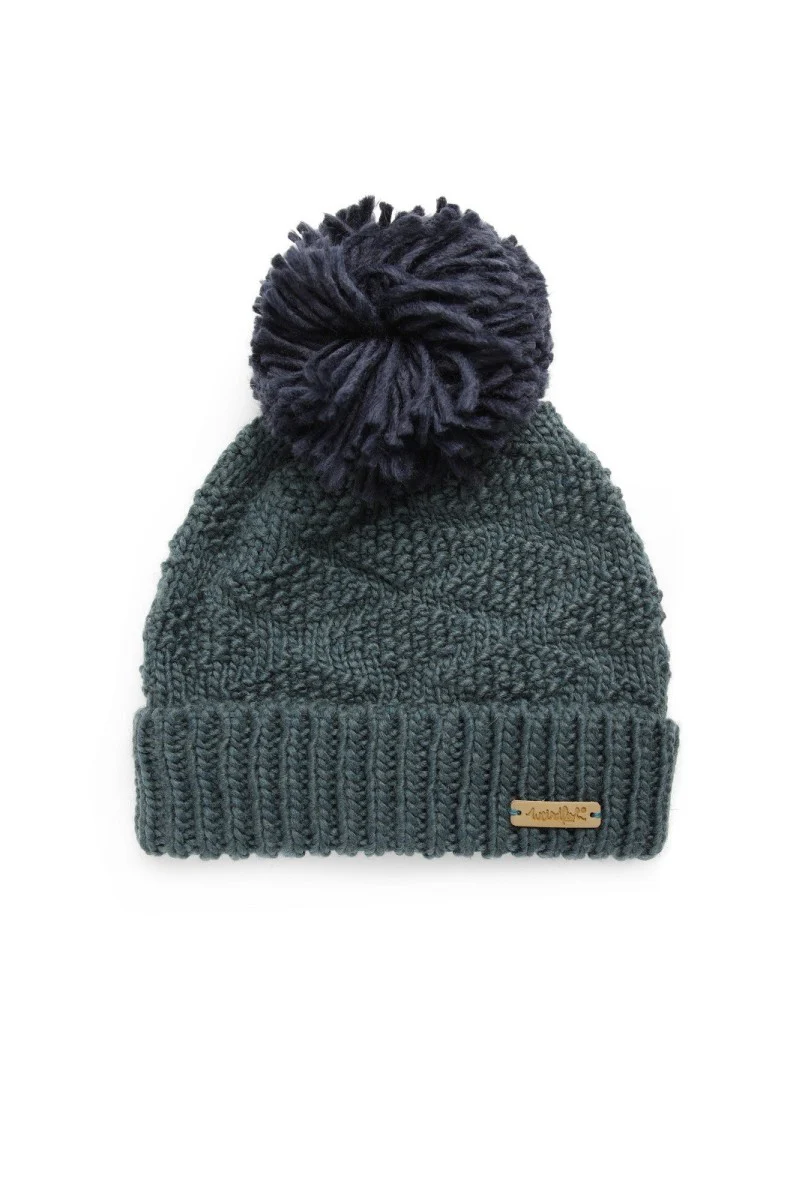 Weird Fish Aliza Eco Textured Bobble Hat - Image 5
