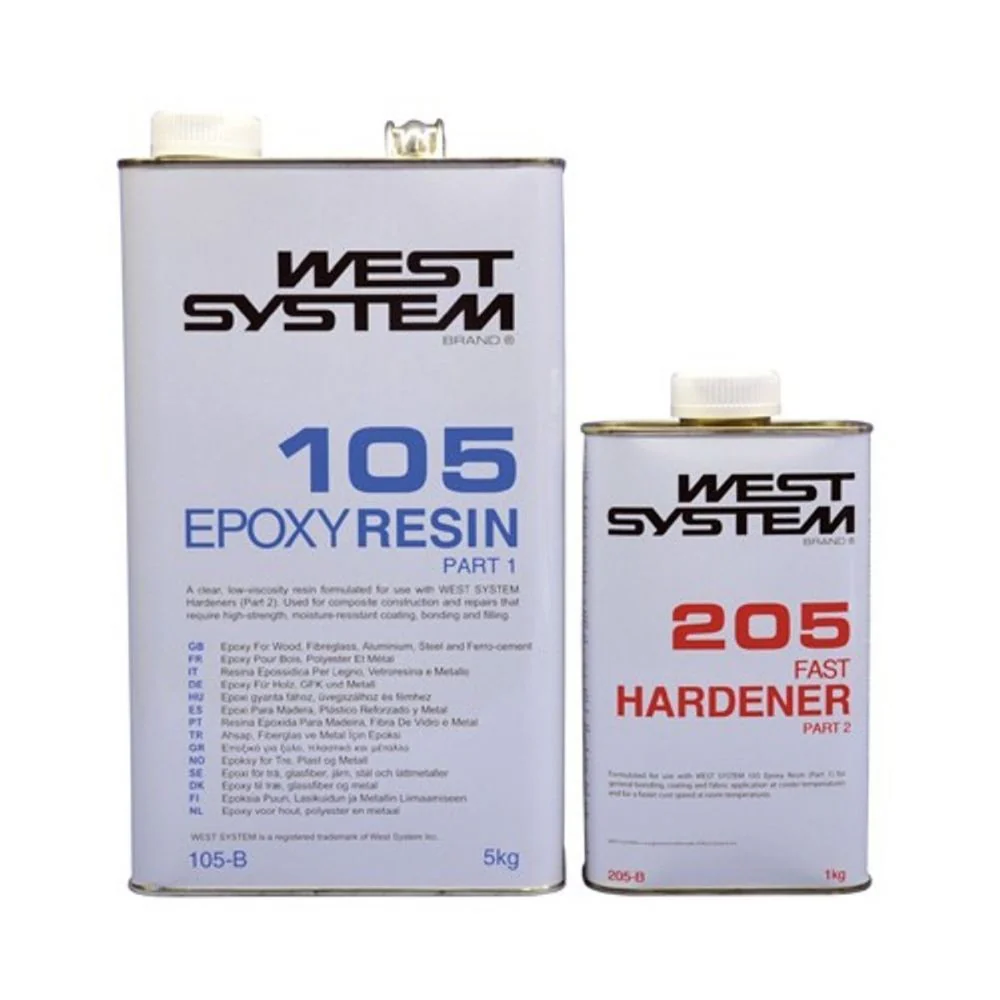 West System Epoxy Resin Kit 105-205/206 6kg - Image 2