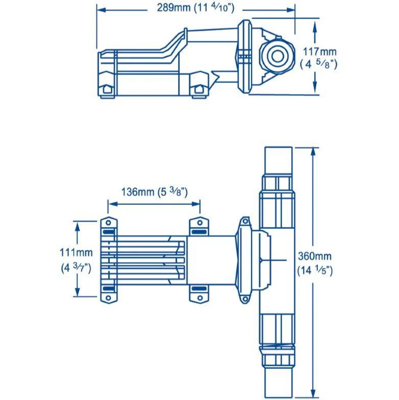 Whale Gulper 220 Electric Shower and Waste Water Pump-BP1554 (24v) - Image 2