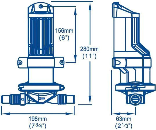 Whale Gulper 320 12V Waste And Bilge Pump (Includes Strainer) - Image 3