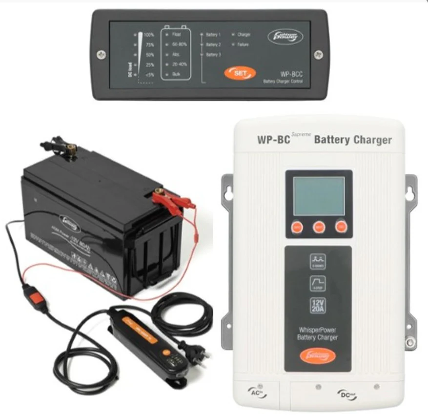 Whisper Power Supreme 12 VDC Battery Chargers