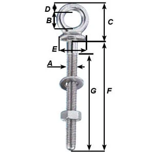 Wichard Stainless Steel Eye Bolt - Image 3