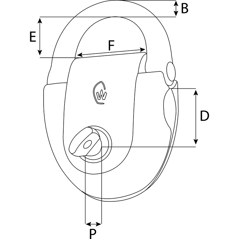 Wichard Toe Rail  Pad Eye - Image 2
